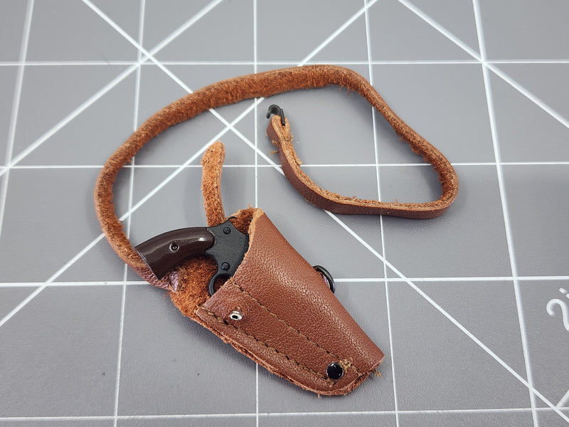 Load image into Gallery viewer, BAM 1/6 .38 Revolver W/ Belt &amp; Brown Holster ver.2
