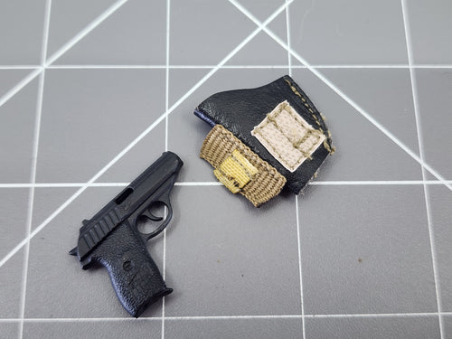 BAM 1/6 James Bond Pistol W/ Concealment Holster