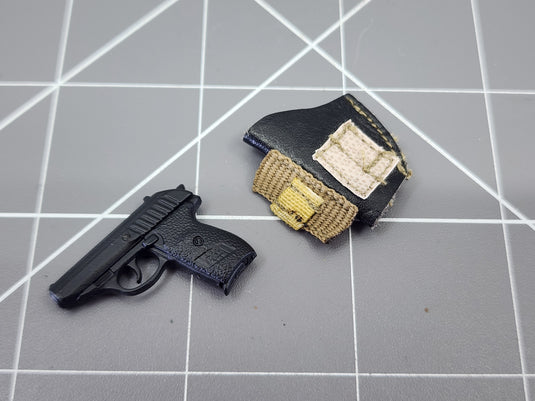 BAM 1/6 James Bond Pistol W/ Concealment Holster