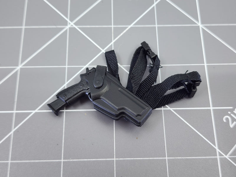 Load image into Gallery viewer, BAM 1/6 P226 Pistol W/ LArge Clip &amp; Drop Leg Holster (Metal)
