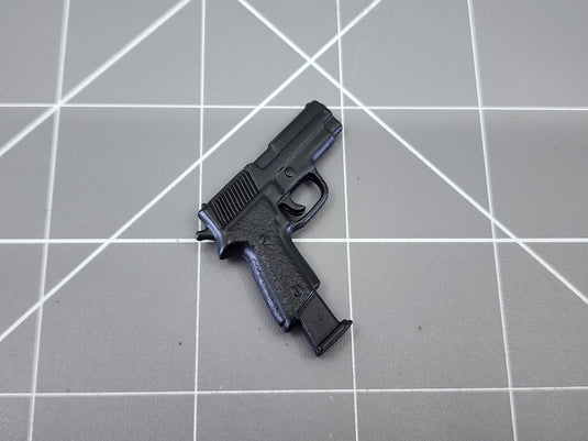 BAM 1/6 P226 Pistol W/ LArge Clip & Drop Leg Holster (Metal)