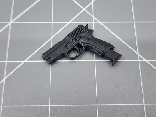 BAM 1/6 P226 Pistol W/ LArge Clip & Drop Leg Holster (Metal)