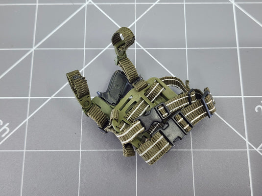 BAM 1/6 M9 Pistol W/ OD Green Drop Leg Holster (Hot Toys)