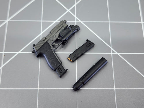 BAM 1/6 SIG P226 W/ Suppressor @ Light Laser