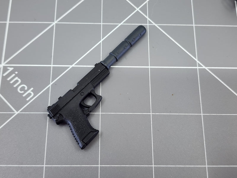 Load image into Gallery viewer, BAM 1/6 HK SOCOM Pistol W/ Suppressor &amp; Drop Leg Holster (21 Century)
