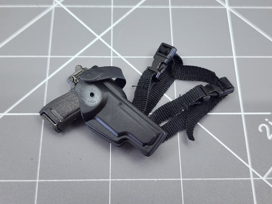 BAM 1/6 HK Pistol W/ Black Drop Leg Holster
