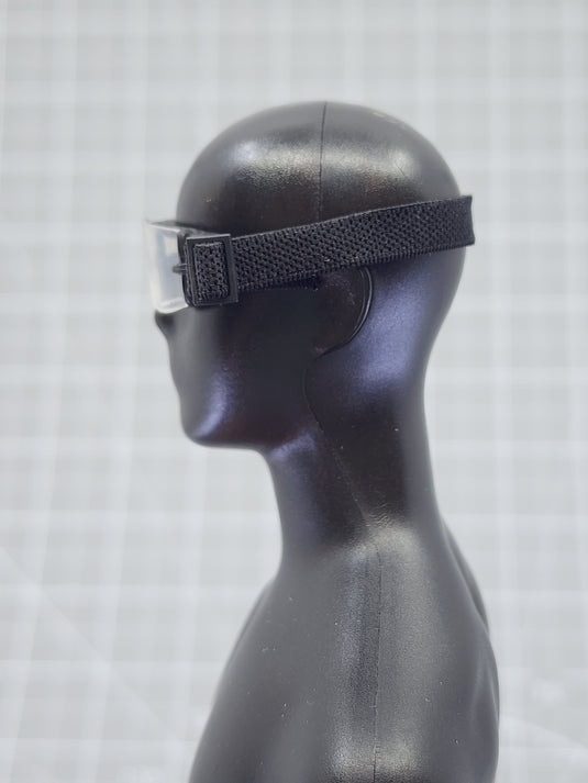 BAM 1/6 Black Goggles W/ Clear Lens Ver. 2 (Hot Toys)