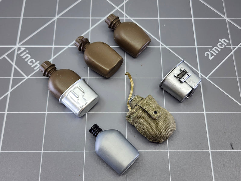 Load image into Gallery viewer, BAM 1/6 OD Green Canteen set (LOT)
