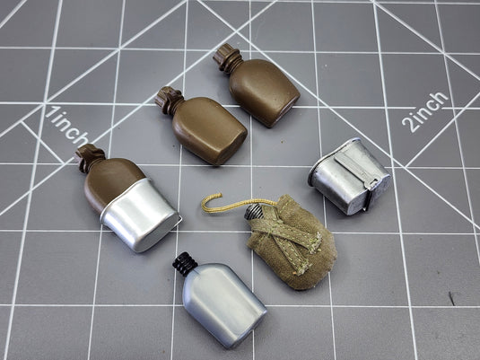 BAM 1/6 OD Green Canteen set (LOT)