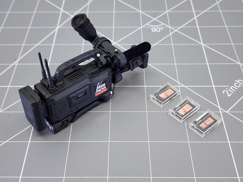 Load image into Gallery viewer, BAM 1/6 Custom Craft War Journalist Digital Video News Camera (BBI)
