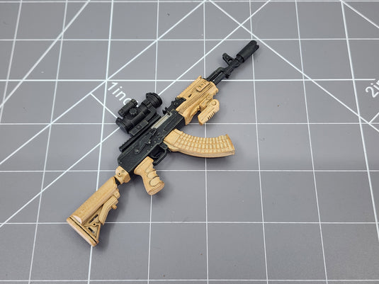 BAM 1/6 Coyote Tan Ak W/ Scope & Grip (Hot Toys)