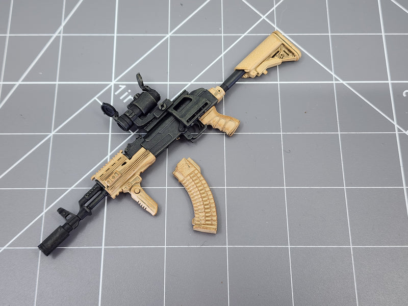 Load image into Gallery viewer, BAM 1/6 Coyote Tan Ak W/ Scope &amp; Grip (Hot Toys)
