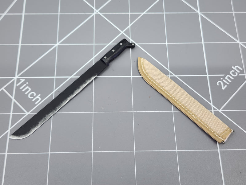 Load image into Gallery viewer, BAM 1/6 Machete W/ tan Sheath
