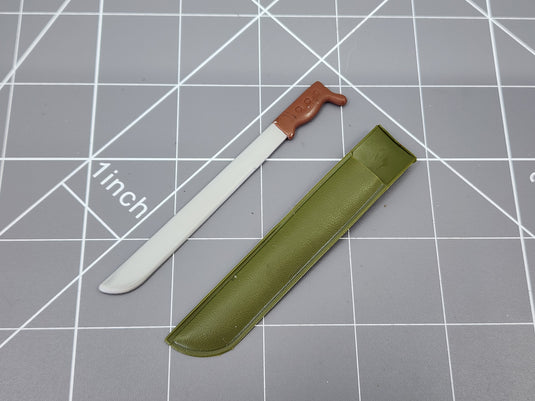 BAM 1/6 Vietnam Machete W/ OD Green Sheath (Soldiers Of The World)