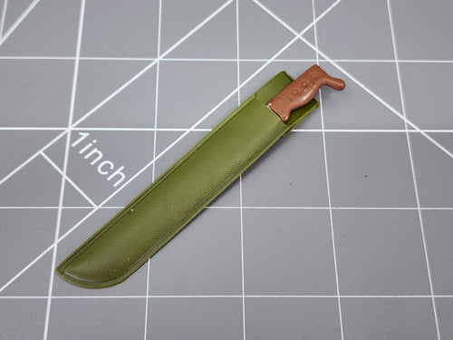 BAM 1/6 Vietnam Machete W/ OD Green Sheath (Soldiers Of The World)