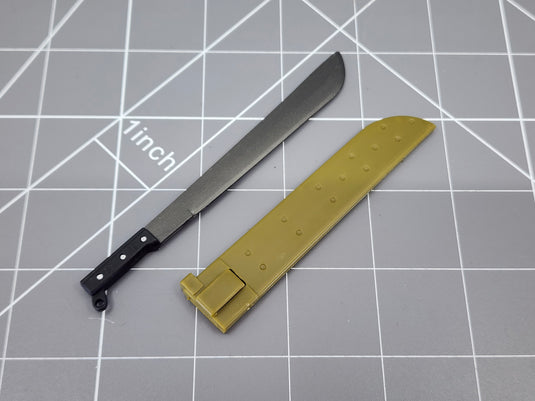 BAM 1/6 Vietnam Machete W/ OD Green Sheath