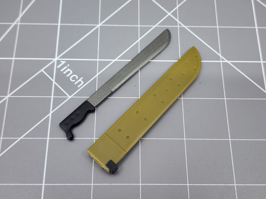 BAM 1/6 Vietnam Machete W/ OD Green Sheath Ver. 2