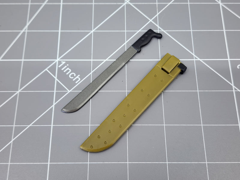Load image into Gallery viewer, BAM 1/6 Vietnam Machete W/ OD Green Sheath Ver. 2
