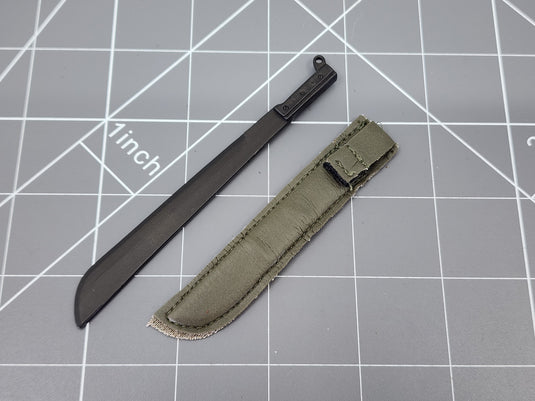BAM 1/6 Machete W/ OD Green Sheath (21 Century)