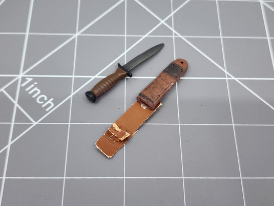 BAM 1/6 WWII K Bar Knife W/ Sheath (21 Century)