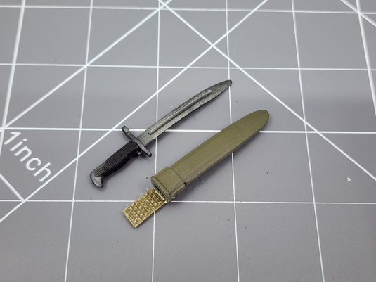 BAM 1/6 WWII Bayonet W/ OD Green Sheath Ver. 2 (21 Century)