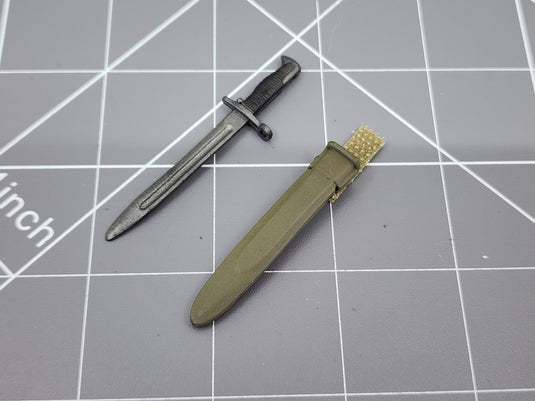 BAM 1/6 WWII Bayonet W/ OD Green Sheath Ver. 2 (21 Century)