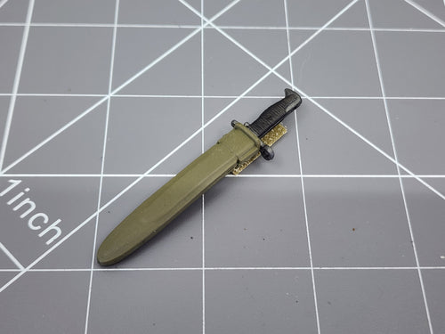 BAM 1/6 WWII Bayonet W/ OD Green Sheath Ver. 2 (21 Century)