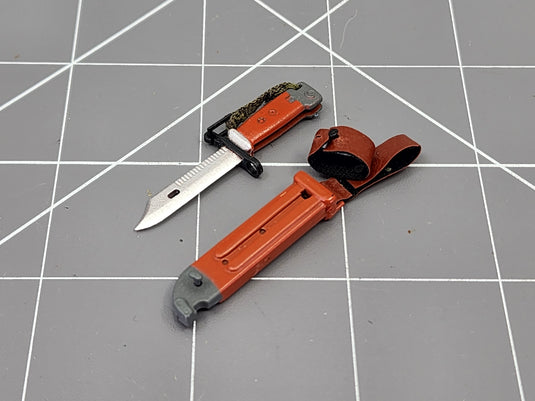 BAM 1/6 Red AK Bayonet W/ Red Sheath