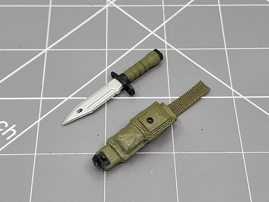 BAM 1/6 OD Green Bayonet & Sheath (21 Century)