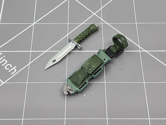 BAM 1/6 Green Bayonet & Sheath