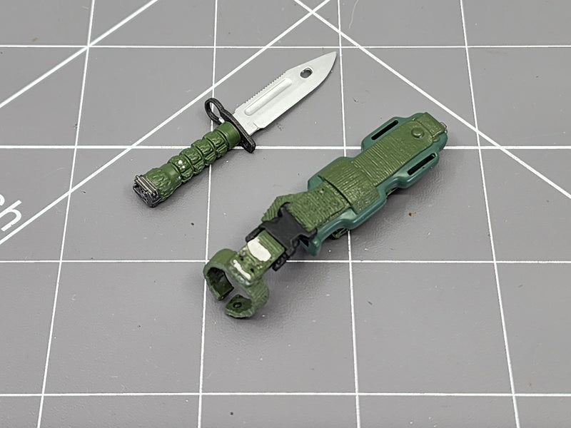Load image into Gallery viewer, BAM 1/6 Modern K-Bar Bayonet &amp; Sheath
