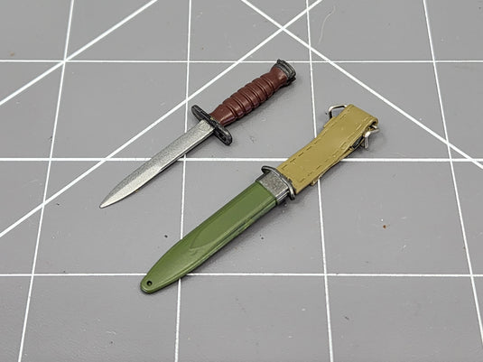 BAM 1/6 WWII K-Bar Bayonet & Sheath (Dragon)