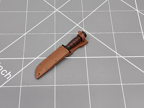 BAM 1/6 WWII K-Bar Knife W/ Sheath Ver. 6 (BBI)
