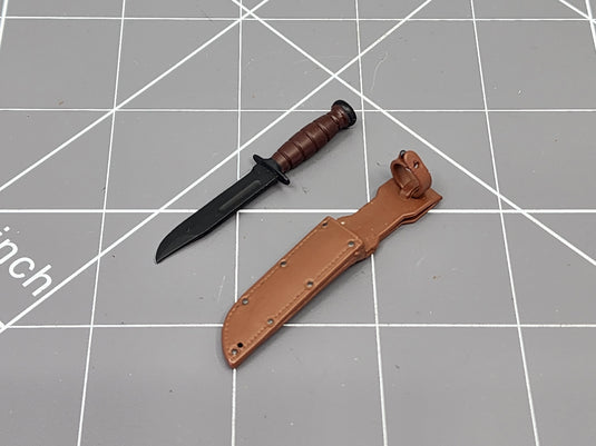 BAM 1/6 WWII K-Bar Knife W/ Sheath Ver. 6 (BBI)