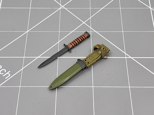 BAM 1/6 K-Bar Knife W/ Sheath Ver. 10