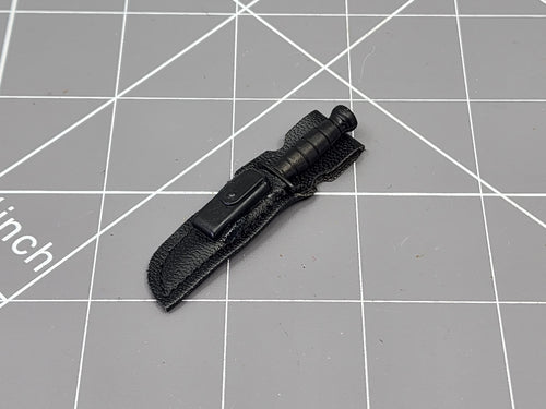 BAM 1/6 Vietnam Black K-Bar Knife & Sheath