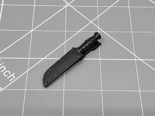BAM 1/6 Black K-Bar Knife & Sheath (BBI)