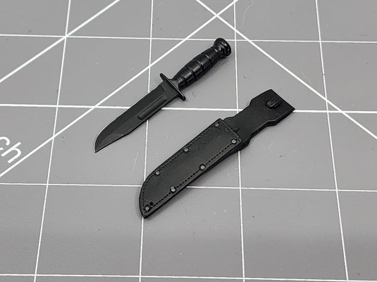 BAM 1/6 Black K-Bar Knife & Sheath (BBI)