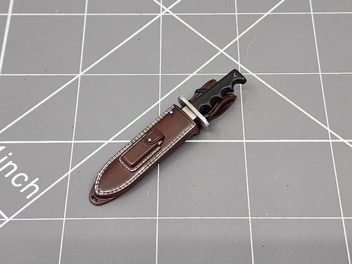 BAM 1/6 Bowie Knife W/ Brown Sheath (Dragon)