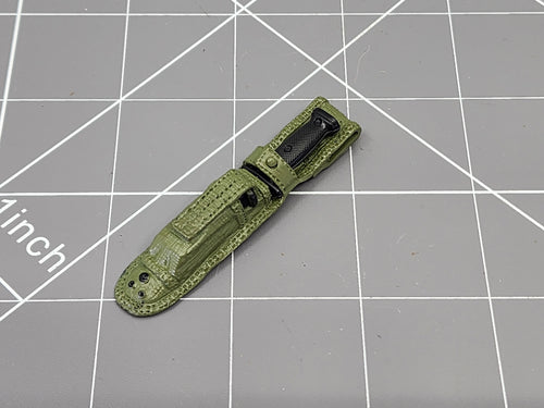 BAM 1/6 Bowie Knife W/ OD Green Sheath (BBI)