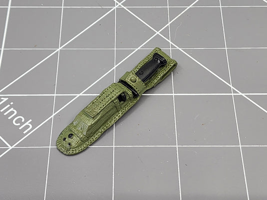 BAM 1/6 Bowie Knife W/ OD Green Sheath (BBI)