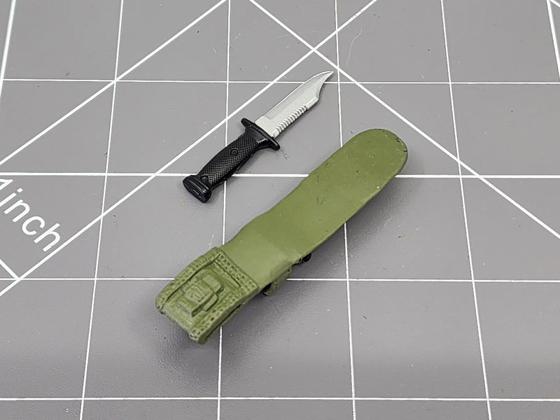 Load image into Gallery viewer, BAM 1/6 Bowie Knife W/ OD Green Sheath (BBI)
