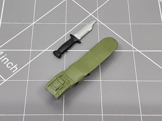 BAM 1/6 Bowie Knife W/ OD Green Sheath (BBI)