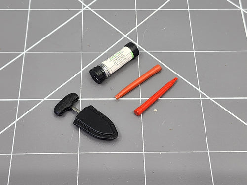 BAM 1/6 Punch Knife, Glow Stick, & Signal, Smoke, Illumination Flare (BBI)