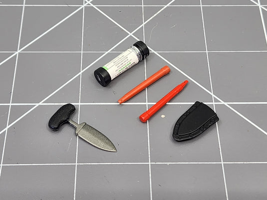 BAM 1/6 Punch Knife, Glow Stick, & Signal, Smoke, Illumination Flare (BBI)