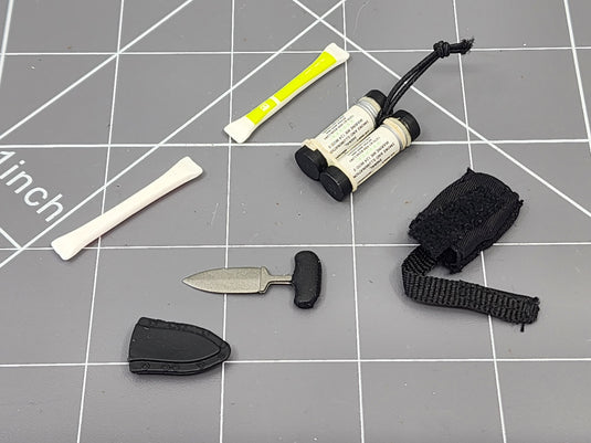 BAM 1/6 Punch Knife, Glow Sticks, & Signal Flare
