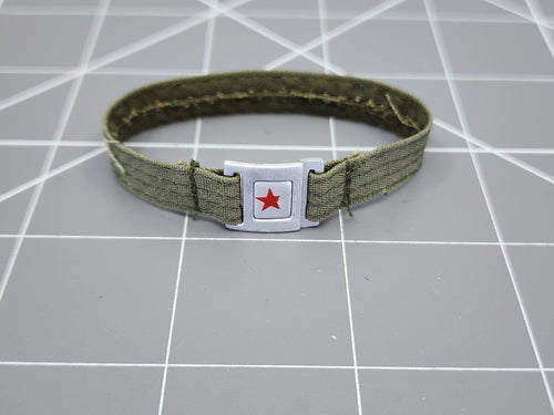 BAM 1/6 Vietnam OD Green Star Buckle Belt
