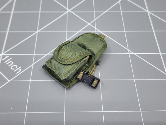 BAM 1/6 OD Green Drop Leg Grenade Pouch (Toy Soldier)