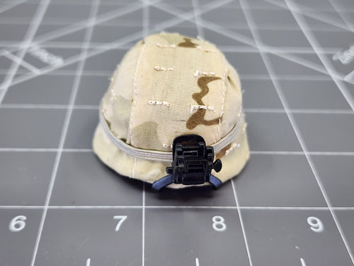 BAM 1/6 3C Desert Camo Helmet W/ Attachment (Dragon)