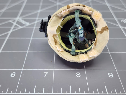 BAM 1/6 3C Desert Camo Helmet W/ Attachment (Dragon)